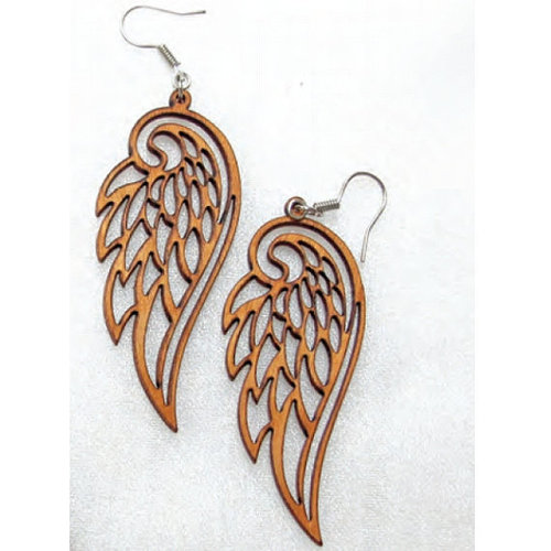 Wooden Jewellery - Wooden Drop Earrings | Standard Size, Elegant Gift for Women, Ideal for Parties and Special Occasions