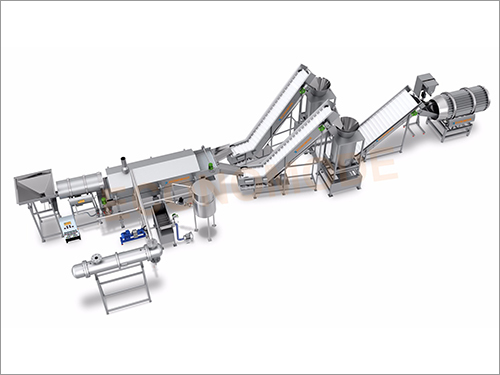 Pellet Frying Line with Continuous Centrifuge System