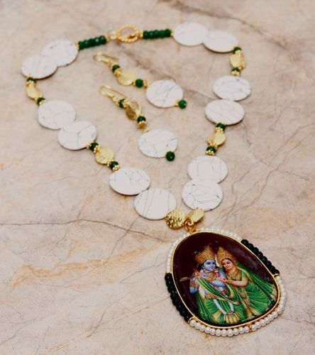 Semi Precious Stones Jewellery Drop Earrings