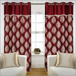 Red Fancy Curtain