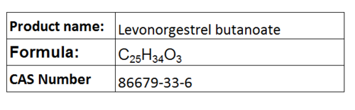 Levonorgestrel butanoate