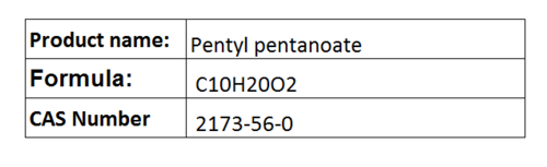 Pentyl Pentanoate - C10h20o2, Boiling Point 228â°c, Purity 99% | Apple Scent, Pineapple Scent, Flavoring Agent, Food Additive