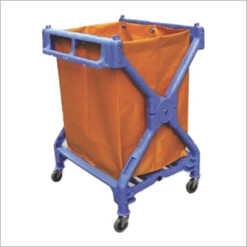 Plastic X-Shape Laundry Cart