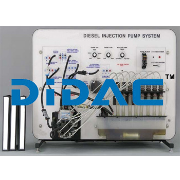 Diesel Injection Pump System Trainer By DIDAC INTERNATIONAL