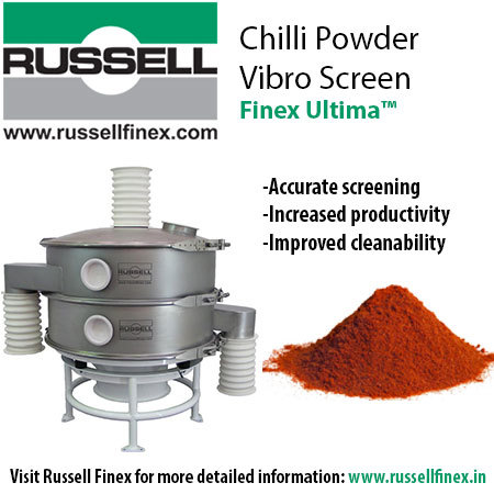 Stainless Steel Chilli Powder Vibro Screen