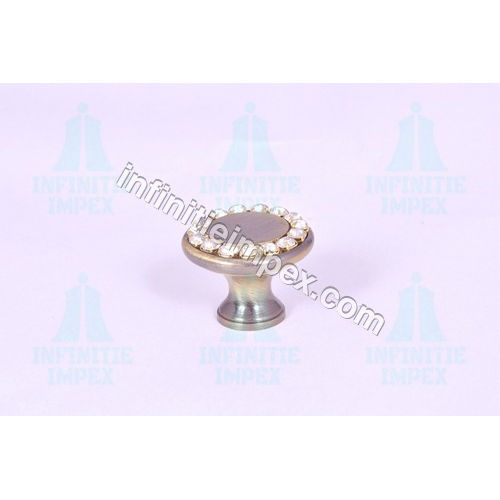 Chrome Brass Fancy Cabinet Knob