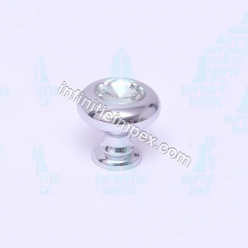 Brass Crystal Knob