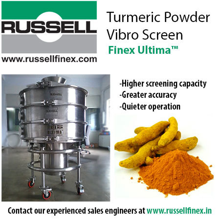 Stainless Steel Turmeric Powder Vibro Screen