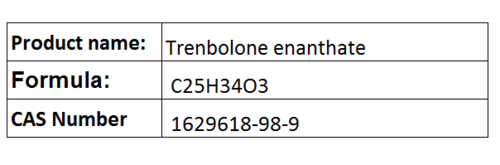 Trenbolone Enanthate - Synthetic Injectable Steroid, CAS 1629618-98-9, >98% Purity, Veterinary Use