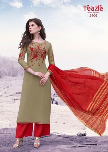TEAZLE (TEAZLE-15) STRAIGHT SALWAR KAMEEZ WHOLESALE TEAZLE (TEAZLE-15) STRAIGHT SALWAR KAMEEZ WHOLESALE