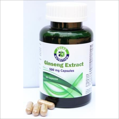 Herbal Product Ginseng Extract Capsules