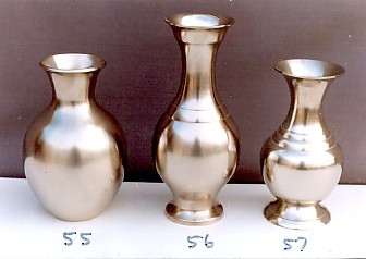 Antique Flower Pots - Metal Material, Gorgeous Design & Shiny Finish | Light Weight, Beautifully Crafted, Perfect for Decoration