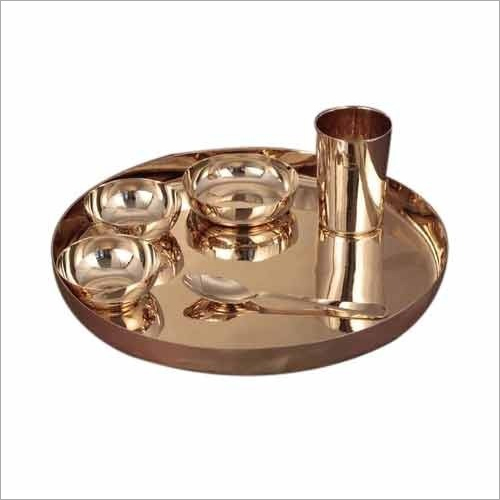 Pure Kansa Bronze Dinner Set - 6 Piece