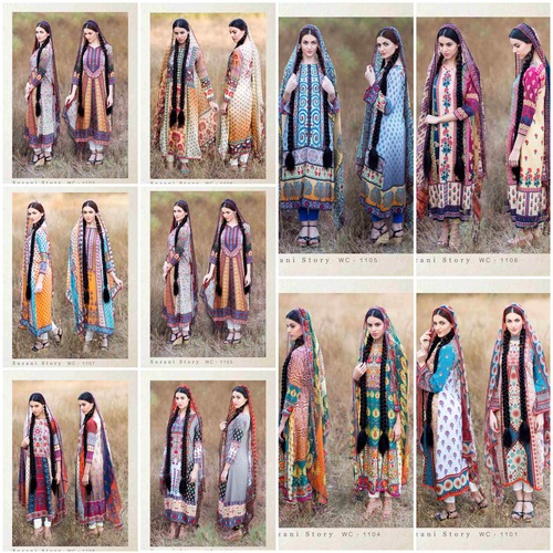 PURE  MALAI COTTON SUIT