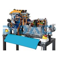 Hybrid Cut Away Engine - Color: Silver