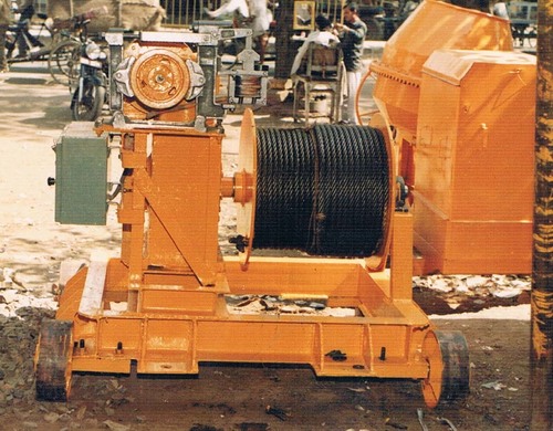 Portable pilling winch 2