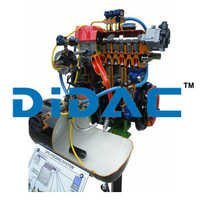 Multipoint Electronic Fuel Injection Engine With Petrol Lpg Feeding System Cutaway - Color: Grey