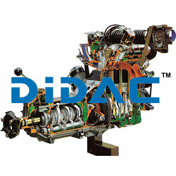 RWD L Jetronic EFI Petrol Engine with Gearbox Cutaway