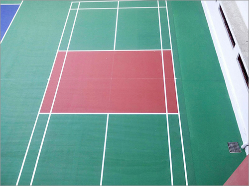 Outdoor Synthetic Badminton Courts