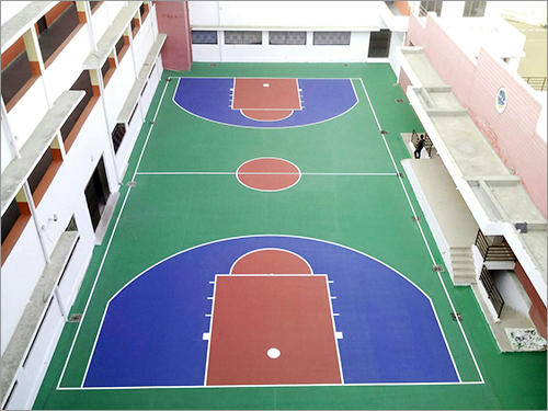 Basketball Court Jaipur Apex Int School