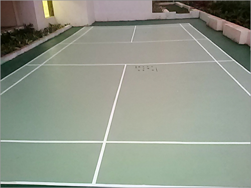 Outdoor PU Badminton Court