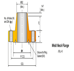 WELD NECK FLANGES