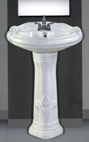 Plain Pedestal Wash Basin