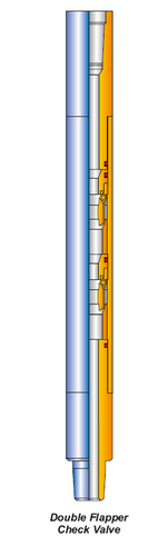 DOUBLE FLAPPER CHECK VALVE