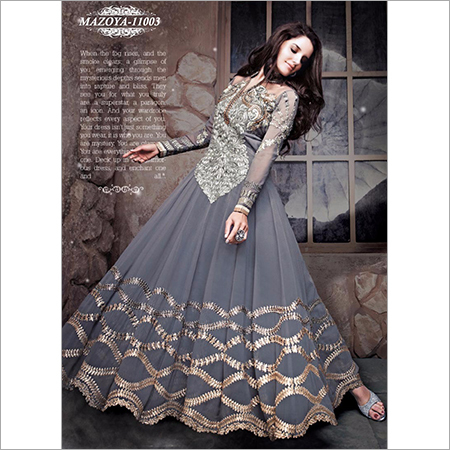 Party Wear Anarkali Suit By MAYRA FASHION