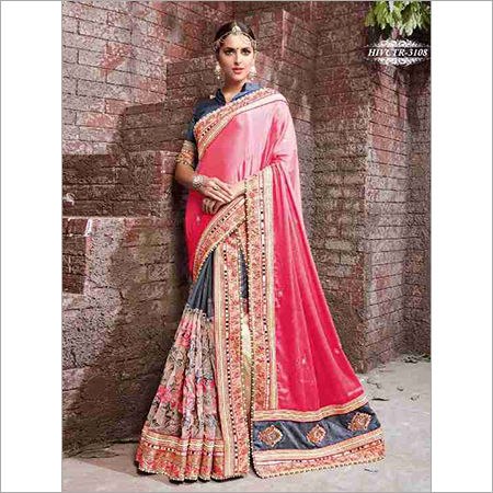 Wedding Embroidered Sarees