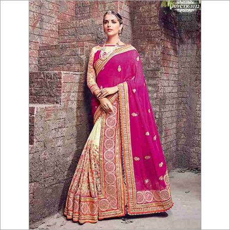 Embroidered Party Wear Saree