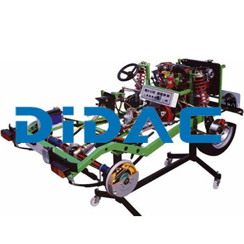 RWD Chassis With DOHC Multipoint EFI Petrol Engine Cutaway