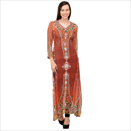 Designer Gown - Orange