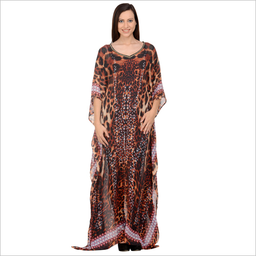 Tiger Print Kaftan