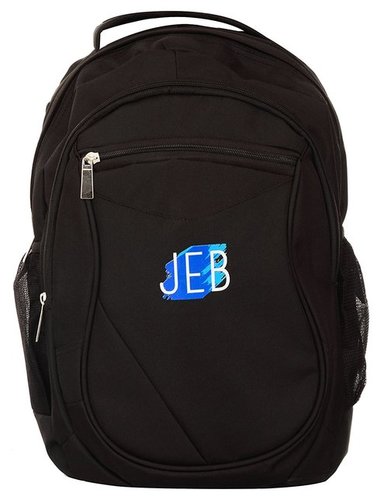 Bags Jeb Polyester 24 Liters Black Casual Backpack