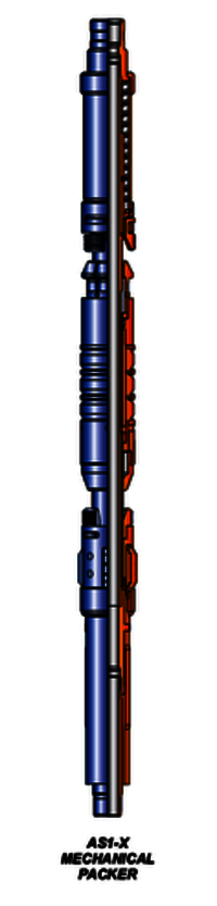 As1-x Mechanical Packer - Mild Steel & Stainless Steel, 7000 Psi Differential Pressure Resistance, Versatile For Deep Or Shallow Wells, Easy 1/4 Turn Setting And Releasing