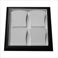 Earring Tray - 14.75 X 8.25 Mm, Handmade Folding Design With Polishing Finish, Ideal For Jewelry Including Bangles, Bracelets, And Necklaces