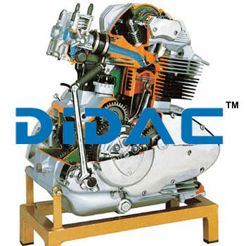 Motorcycle Petrol Engine Ducati Cutaway