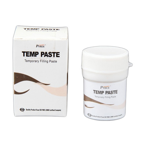 Temp Paste Temporary Filling Paste - Resin 50x50x50 mm, White | Easy Application, Fast Setting, Strong Bond, Biocompatible, Removable, Durable, Non-Toxic