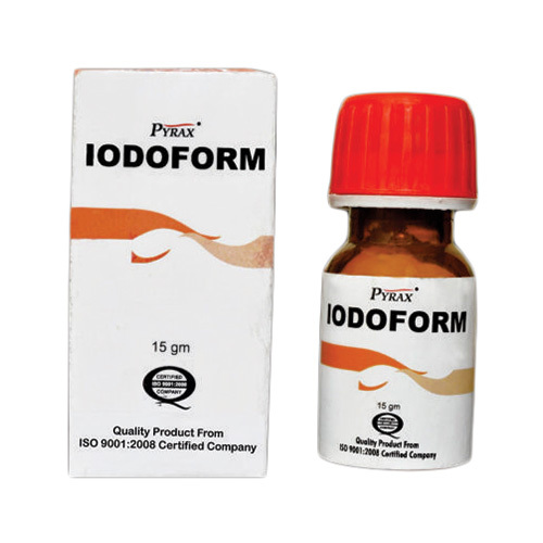 Iodofrom - Amber Glass Bottle 15 gm, Red Plastic Cap | Antiseptic, Wound Healing, Disinfectant, Reliable