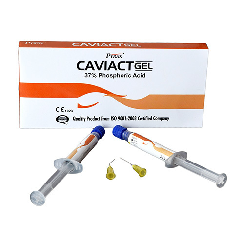 Caviact Etching Gel - Phosphoric Acid 37%, 2.5ml Syringe | Precise Etching, Easy Application, Consistent Results