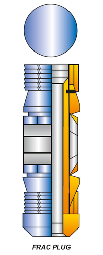 FRAC PLUGS WIRELINE SET - Mild Steel & Stainless Steel, Electric Wireline Set, Drillable, Shear Ring