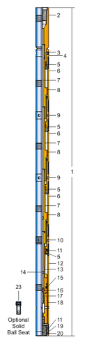 MODEL FURY 05 HYDRAULIC SETTING TOOL PART LIST