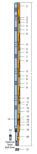 MODEL FURY 10 HYDRAULIC SETTING TOOL PARTS LIST