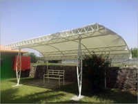 Garden Canopy - Pvc & Aluminum Frame , White Color, Sunshade & Waterproof Features, Easy Installation, Negligible Maintenance