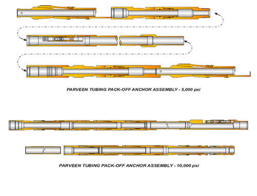 PARVEEN TUBING PACK-OFF ANCHOR ASSEMBLY