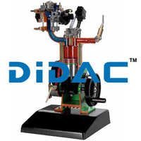 Four Stroke Mono Jetronic Electronic Fuel Injection Petrol Engine Model Cutaway - Color: Grey