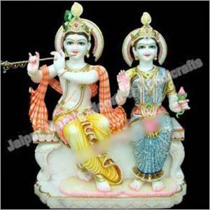 Marble Radha Krishna Statue