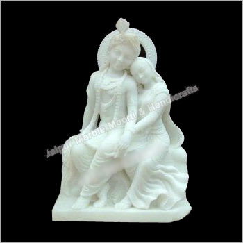 Marble Snow White Radha Krishna