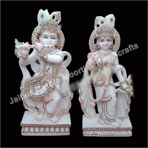 Marble Radha Krishna Murti Idol